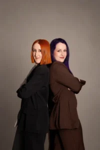 Retrato de María Pasadas y Elena López